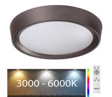 Rabalux - LED RGB Ściemniana lampa sufitowa LED/24W/230V + pilot 3000-6000K