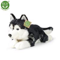 Rappa Pluszowy pies husky, 36 cm ECO-FRIENDLY