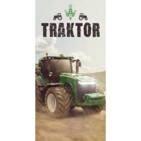 Ręcznik kąpielowy Traktor green, 70 x 140 cm