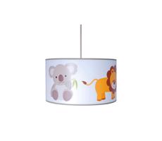 Sanneli 0116 - Dziecięca lampa wisząca ZOO 1xE27/60W/230V