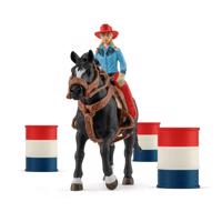 Schleich 42576 Kowbojski wyścig wokół beczek