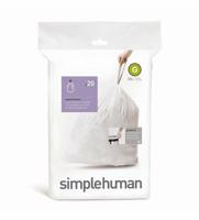 Simplehuman Worki do kosza na śmieci G 30 l, 20 szt.