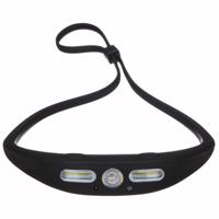 Sixtol Latarka czołowa z gumowym paskiem i czujnikiem HEADLAMP SENSOR 1, 160 lm, XPG LED, COB, USB