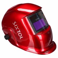 Sixtol Maska spawalnicza samościemniająca się WELDING MASK 2, czerwony