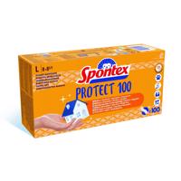 Spontex Protect Jednorazowe rękawice winylowe  rozm. L, 100 szt.