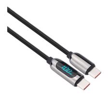 SSC1802 - USB-C kabel z wyświetlaczem 100W 2m