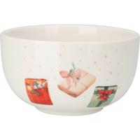 Świąteczna miska porcelanowa Świąteczne prezenty, 500 ml