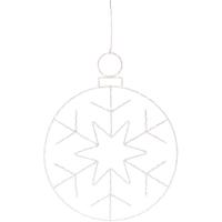 Świąteczna wisząca dekoracja LED KerstballSnowflake 250 LED, 48 cm