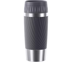 Tefal - Termokubek 360 ml EASY TWIST MUG stal nierdzewna/szary