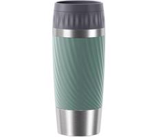 Tefal - Termokubek 360 ml EASY TWIST MUG stal nierdzewna/zielony