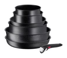 Tefal - Zestaw naczyń kuchennych 7 szt. INGENIO BLACK STONE