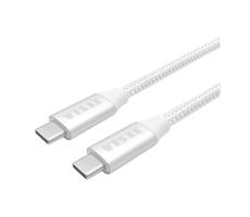 TESLA Electronics - Kabel USB Złącze USB-C 3.2 Power Delivery 1m 100W biały