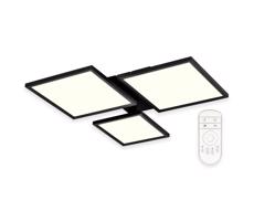 Top Light - LED Ściemnialny żyrandol natynkowy LED/50W/230V 3000-6500K czarny + pilot