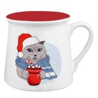 Toro Kubek ceramiczny Xmas Cat, 290  ml