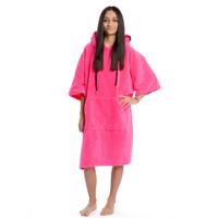 Towee Surf poncho MONO Bubblegum pink, 80 x 115 cm