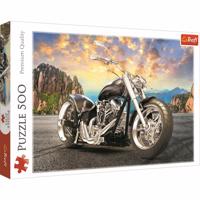 Trefl Puzzle Czarny motocykl, 500 elementów