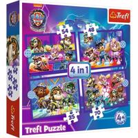 Trefl Puzzle Psi patrol Bohaterowie, 4w1(35, 48, 54, 70 elem.)