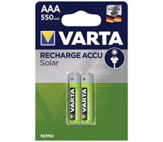 Varta 56733 - 2 szt. Baterie ładowane SOLAR ACCU AAA NiMH/550mAh/1,2V