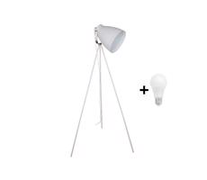 WA001-W - LED Lampa podłogowa MILANO 1xE27/10W/230V biały 145cm