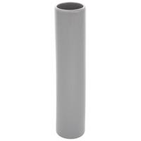 Wazon ceramiczny Tube, 5 x 24 x 5 cm, szary