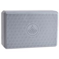 XQ Max Akcesorium do ćwiczenia Yoga Block 23 x 15 x 8 cm, srebrny