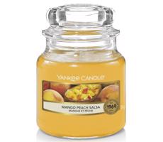 Yankee Candle - Świeca zapachowa MANGO PEACH SALSA mała 104g 20-30 godziny