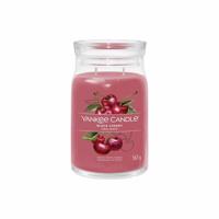 Yankee Candle świeczka zapachowa Signature w szkle duża Black Cherry, 567 g