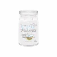 Yankee Candle świeczka zapachowa Signature w szkle duża Clean Cotton, 567 g