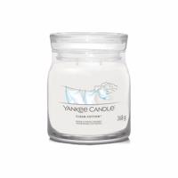 Yankee Candle świeczka zapachowa Signature w szkle średnia Clean Cotton, 368 g