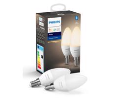 ZESTAW 2x LED Ściemnialna żarówka Philips Hue WHITE E14/5,5W/230V 2700K