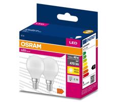 ZESTAW 2x LED Żarówka P45 E14/4,9W/230V 3000K - Osram