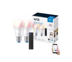 ZESTAW 2x Żarówka ściemniana LED RGBW A60 E27/8,5W/230V 2200-6500K Wi-Fi+pilot - WiZ