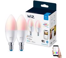 ZESTAW 2x Żarówka ściemniana LED RGBW C37 E14/4,9W/230V 2200-6500K Wi-Fi - WiZ