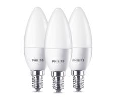 ZESTAW 3x LED Żarówka Philips B35 E14/5,5W/230V