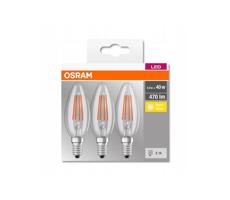 ZESTAW 3x LED Żarówka VINTAGE B40 E14/4W/230V 2700K - Osram