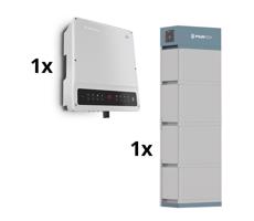 Zestaw solarny GOODWE-10kW Przetwornica hybrydowa GOODWE 3p+akumulator 14,2kWh PYLONTECH H2